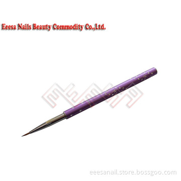 Eeesa Metal Handle Beauty Nail Art Tool Pure Kolinsky Sable Hair Nail Art Brush Brush Painting